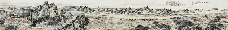 林散之國(guó)畫(huà)《江浦春修圖》